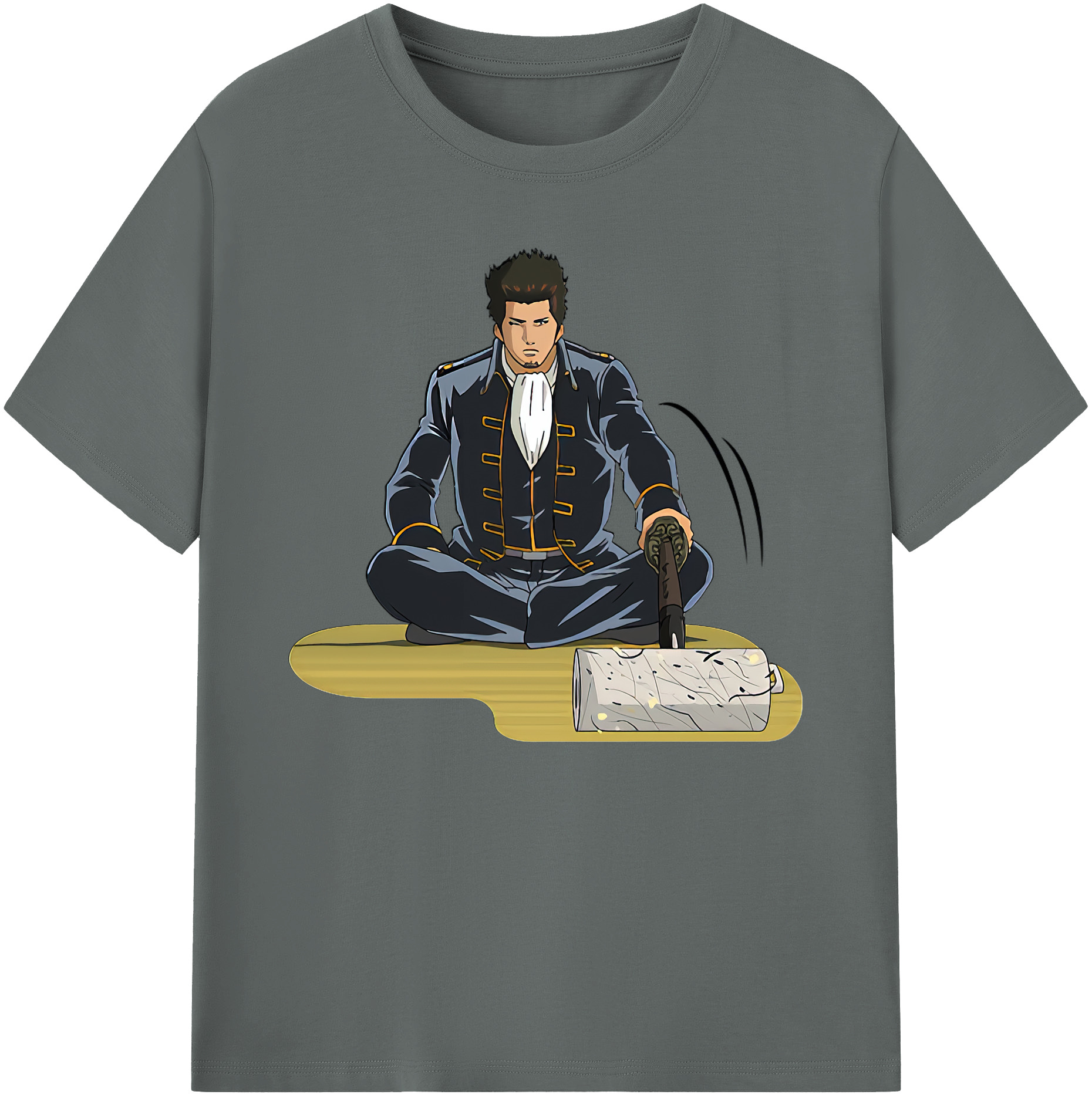 （画像用） ぎんたま 坂田銀時（さかたぎんとき） 神楽 志村新八（しむら しんぱち） GINTAMA Sakata Gintoki Kagura Shimura Shinpachi 綿100％ メンズ半袖Tシャツ｜肌触りやわらか＆通気性